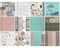 Wrapables 6x6 Decorative Single-Sided Scrapbook Paper for Arts & Crafts Projects, Scrapbooking, Card-Making